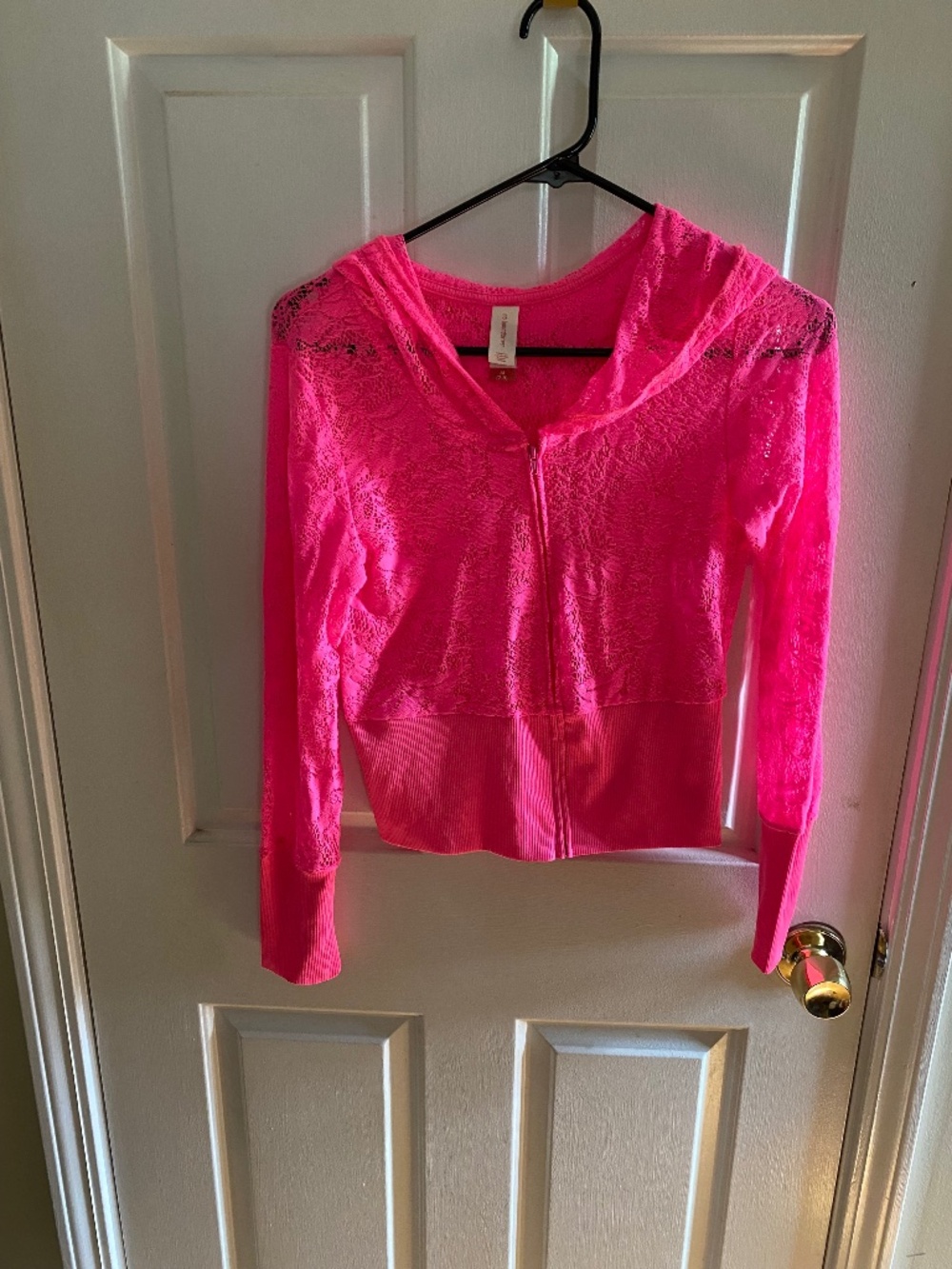 Hot Pink Lace Jacket